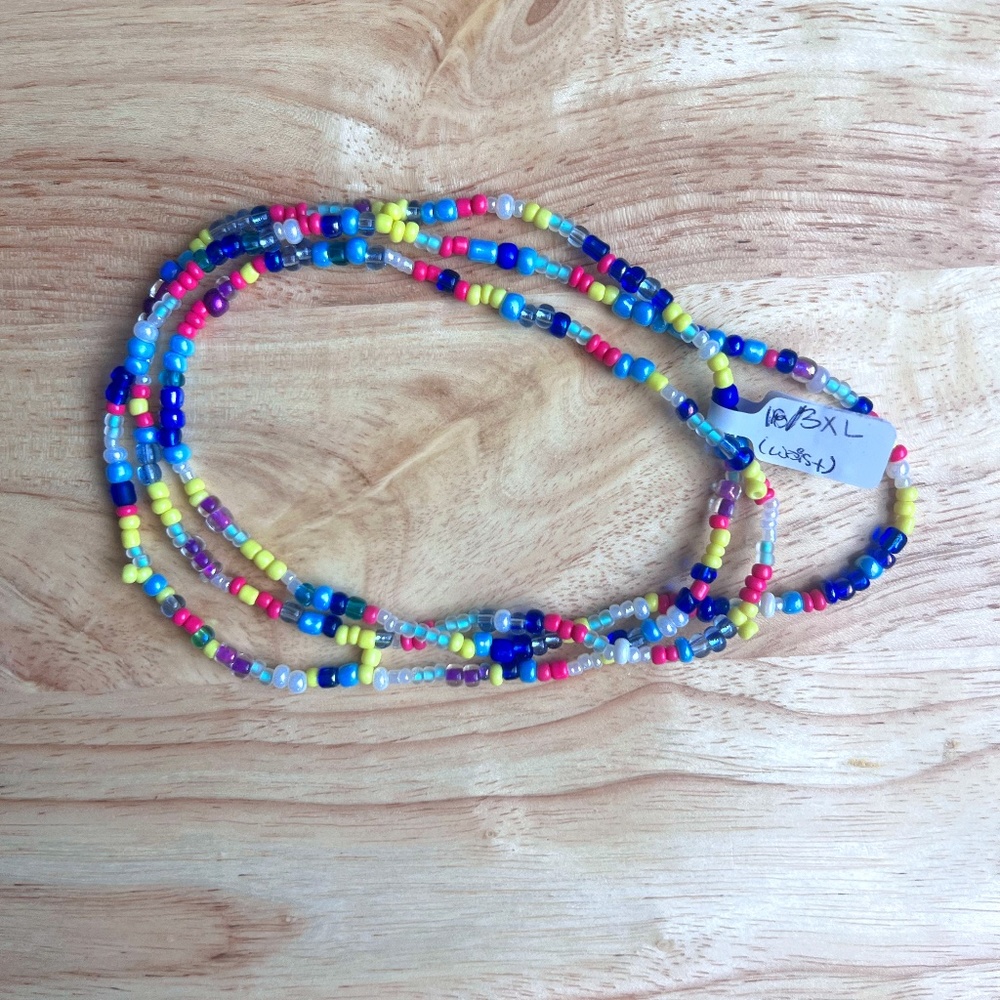Handcrafted Rainbow Colored Jewelry Waist Accessory